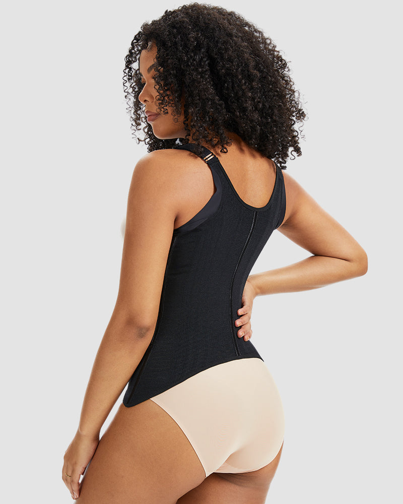PowerMesh Double-Layer Waist Trainer Shapewear - Volutto