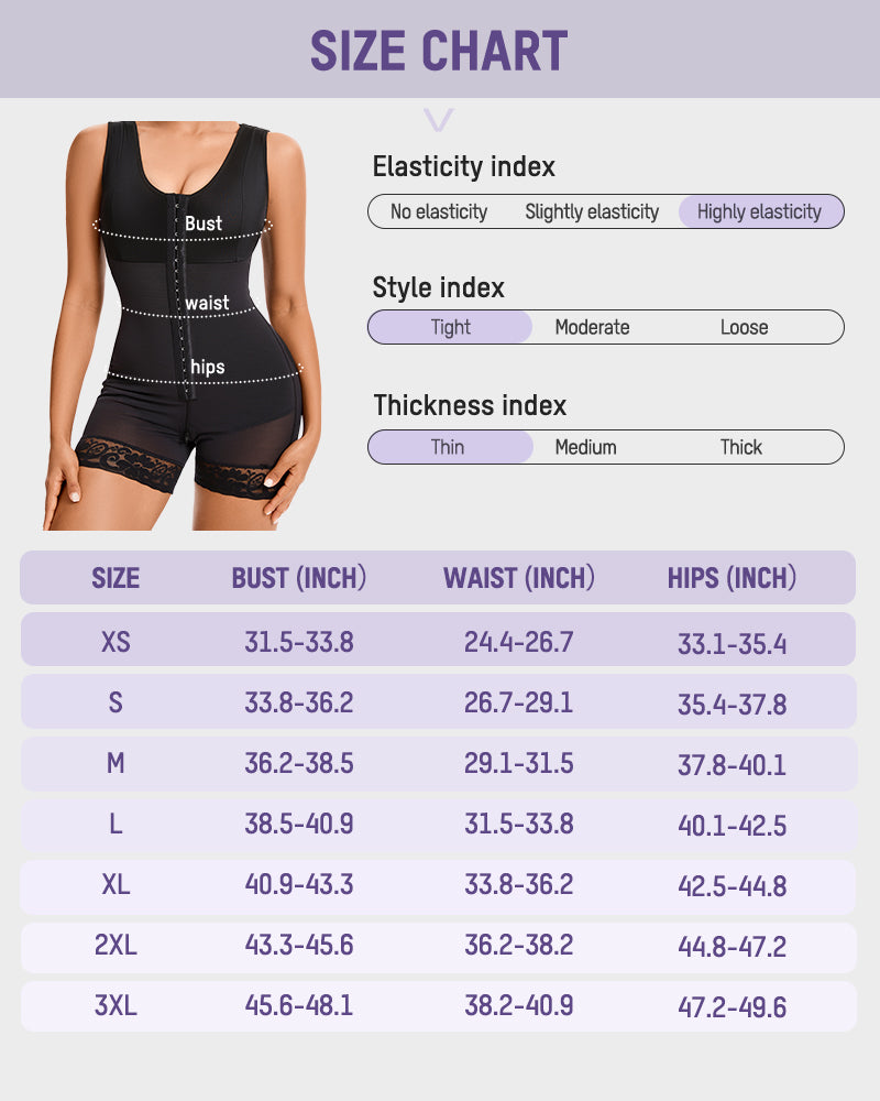 Flash Sale Extra Plus Size Shaper Bodysuit Tummy Control Shapewear With Bra - Volutto