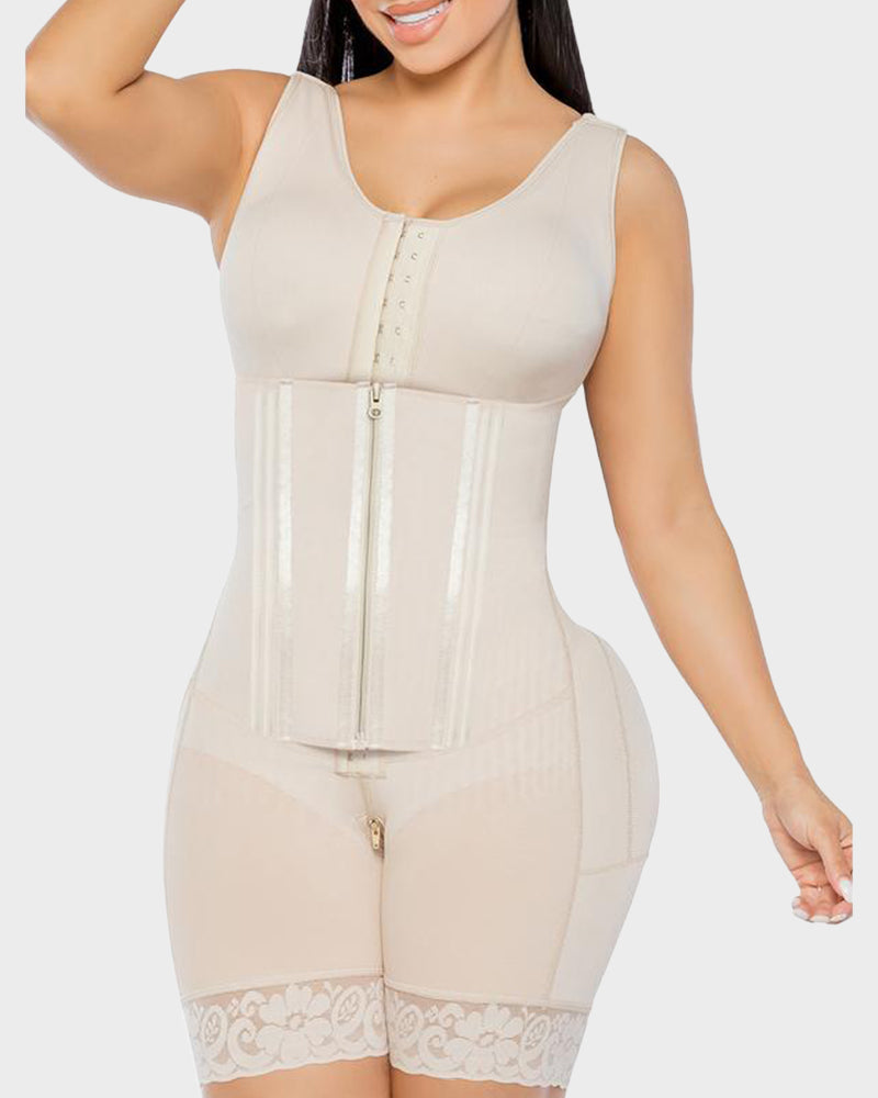 Fajas Colombianas Double Tummy Control Full Body Shapewear - Volutto