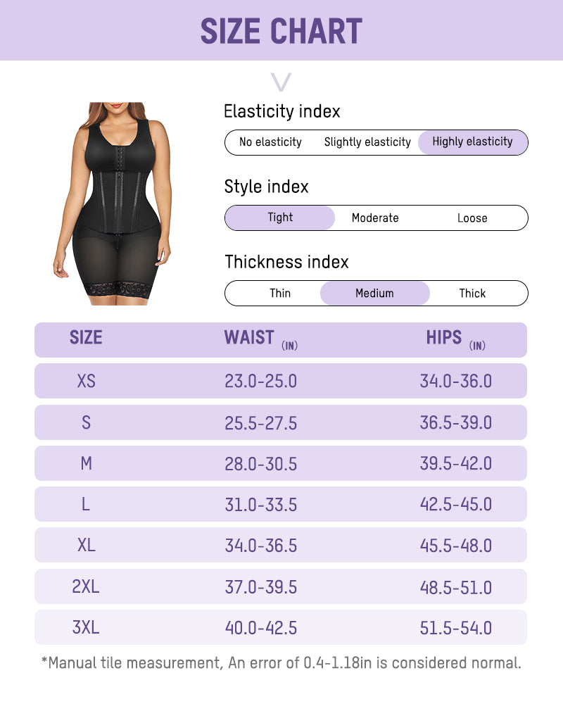 Fajas Colombianas Double Tummy Control Full Body Shapewear - Volutto
