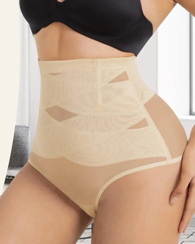 Cross High Waist Shaping Briefs - Volutto