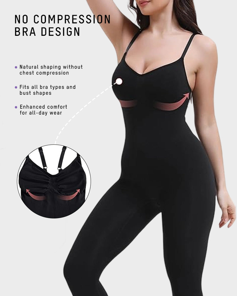 Seamless Waist-Cinching Shapewear Bodysuit - Volutto