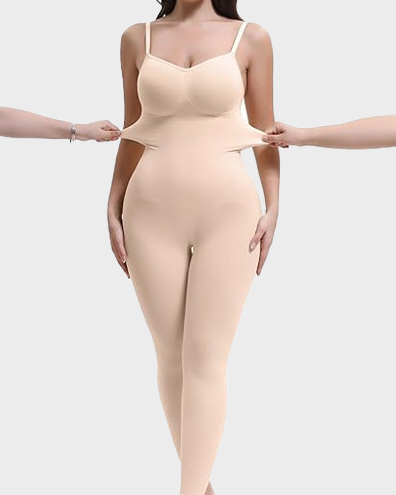 Seamless Waist-Cinching Shapewear Bodysuit - Volutto
