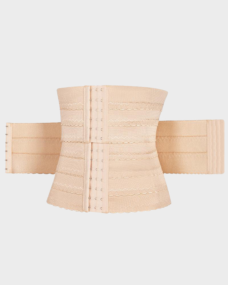 Segmented Waist Trainer Corset With Steel Bones