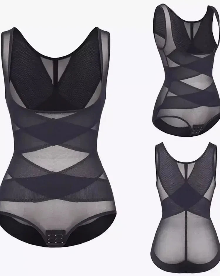 Mesh Tummy Tuck Body Triangle Shapewear