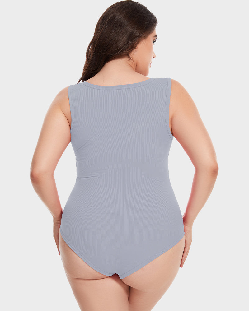 Sleeveless Tummy Control Tank Tops Bodysuits - Volutto
