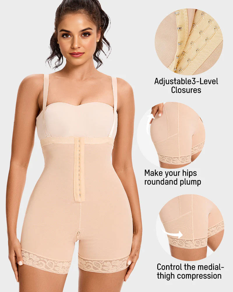 Tummy Control Butt Lifter Bodysuit BBL Fajas