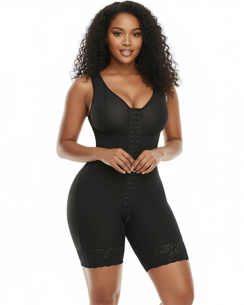 Flash Sale Extra Plus Size Shaper Bodysuit Tummy Control Shapewear With Bra - Volutto