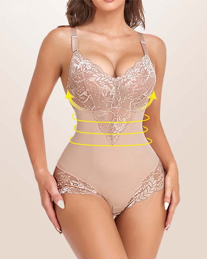 Belly Lift Hip Lift Sexy One-Piece Shapewear - Volutto
