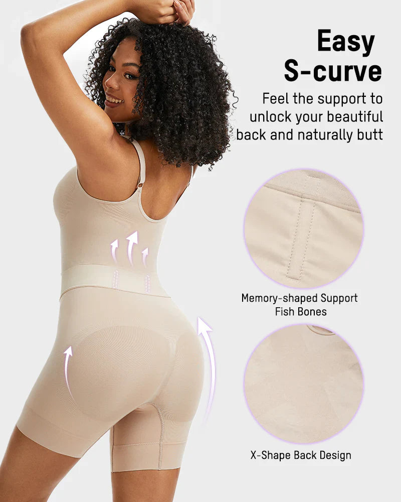 All-in-One Sculpting Bodysuit with Easy-Off Design - Volutto