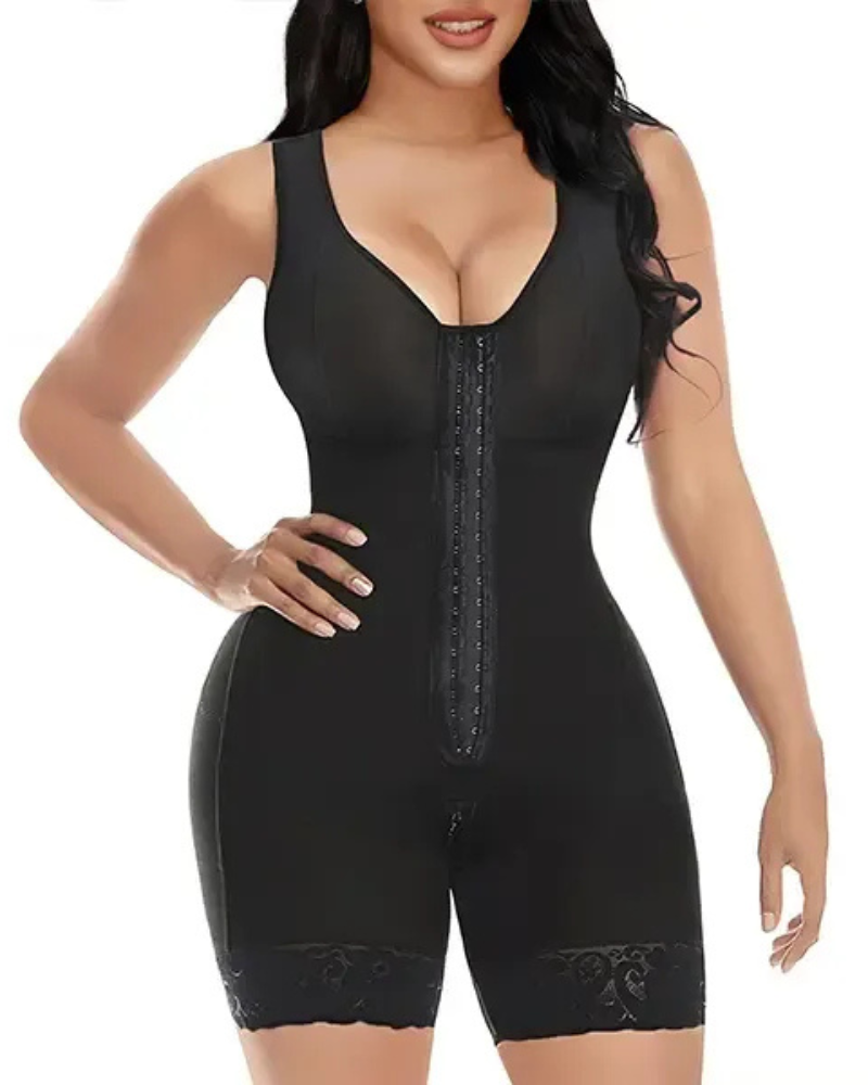 Flash Sale Extra Plus Size Shaper Bodysuit Tummy Control Shapewear With Bra - Volutto