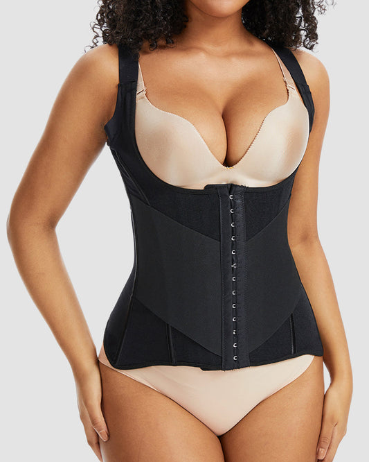 PowerMesh Double-Layer Waist Trainer Shapewear - Volutto