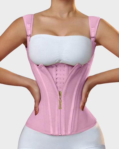 Double Waistband Corset Vest Waist Trainer - Volutto