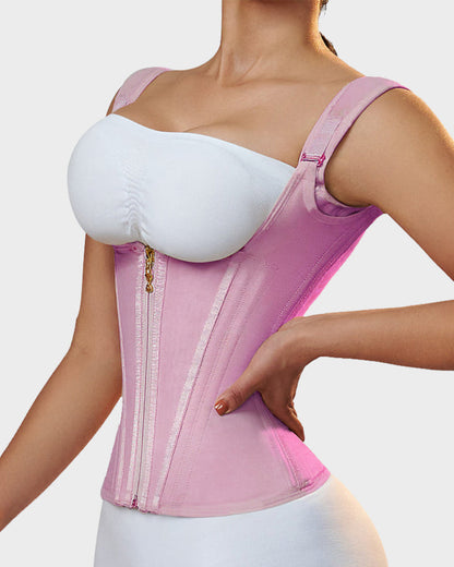 Double Waistband Corset Vest Waist Trainer - Volutto