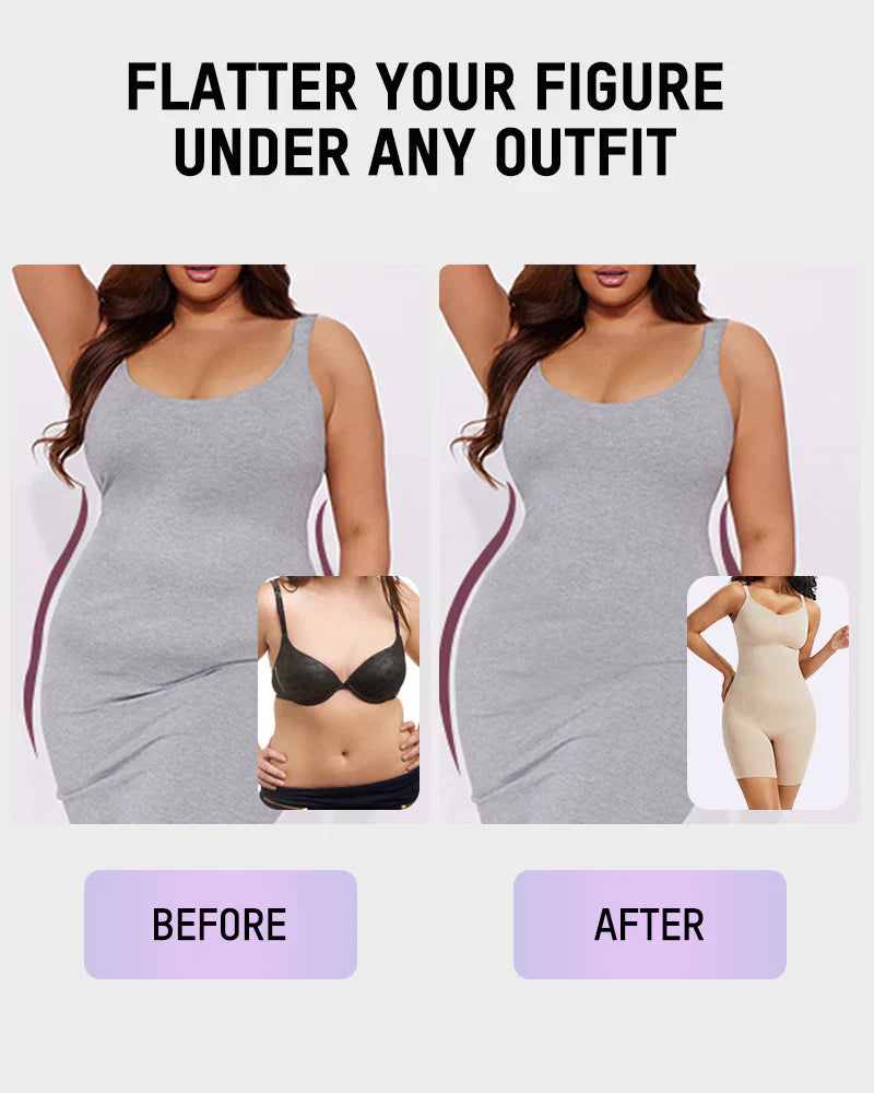 All-in-One Sculpting Bodysuit with Easy-Off Design - Volutto