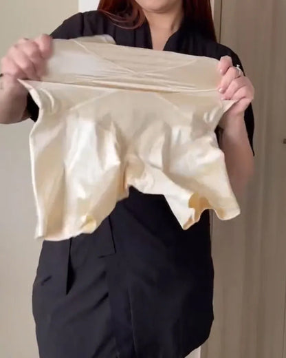 Crossover Bandage High Waist Hip-Lifting Shorts - Volutto