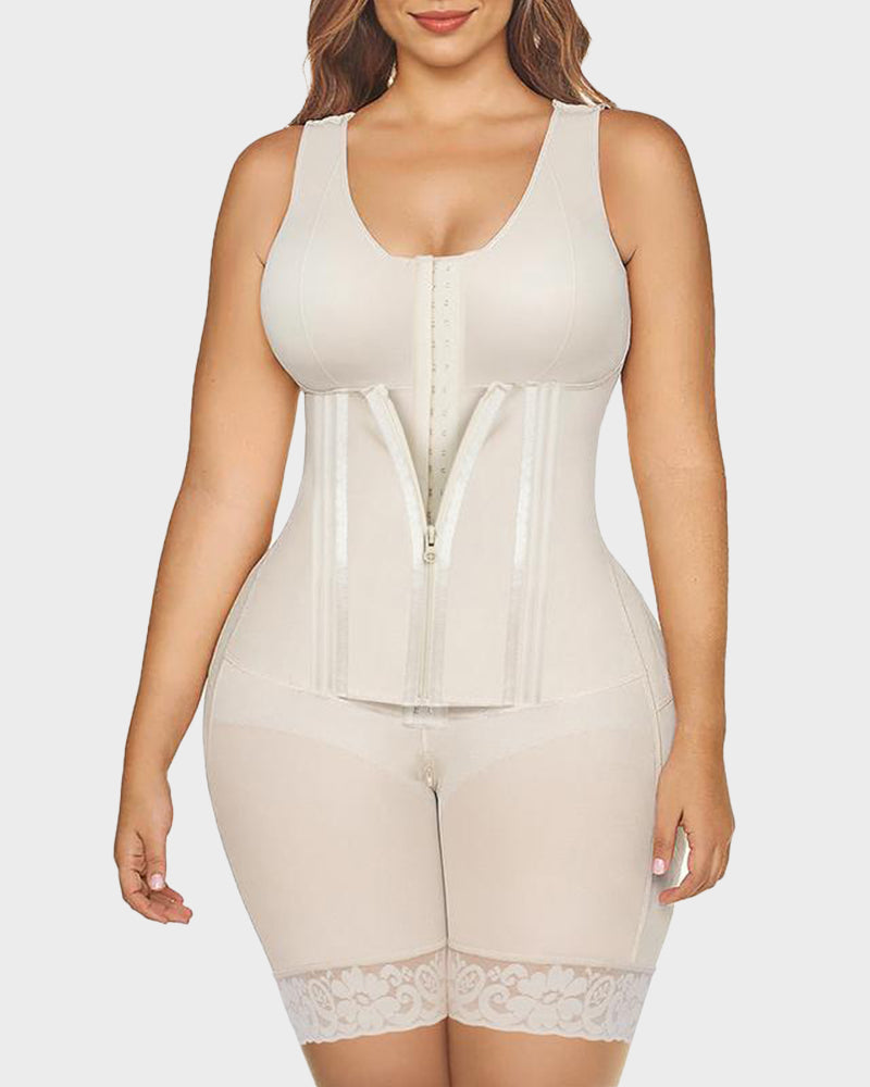 Fajas Colombianas Double Tummy Control Full Body Shapewear - Volutto