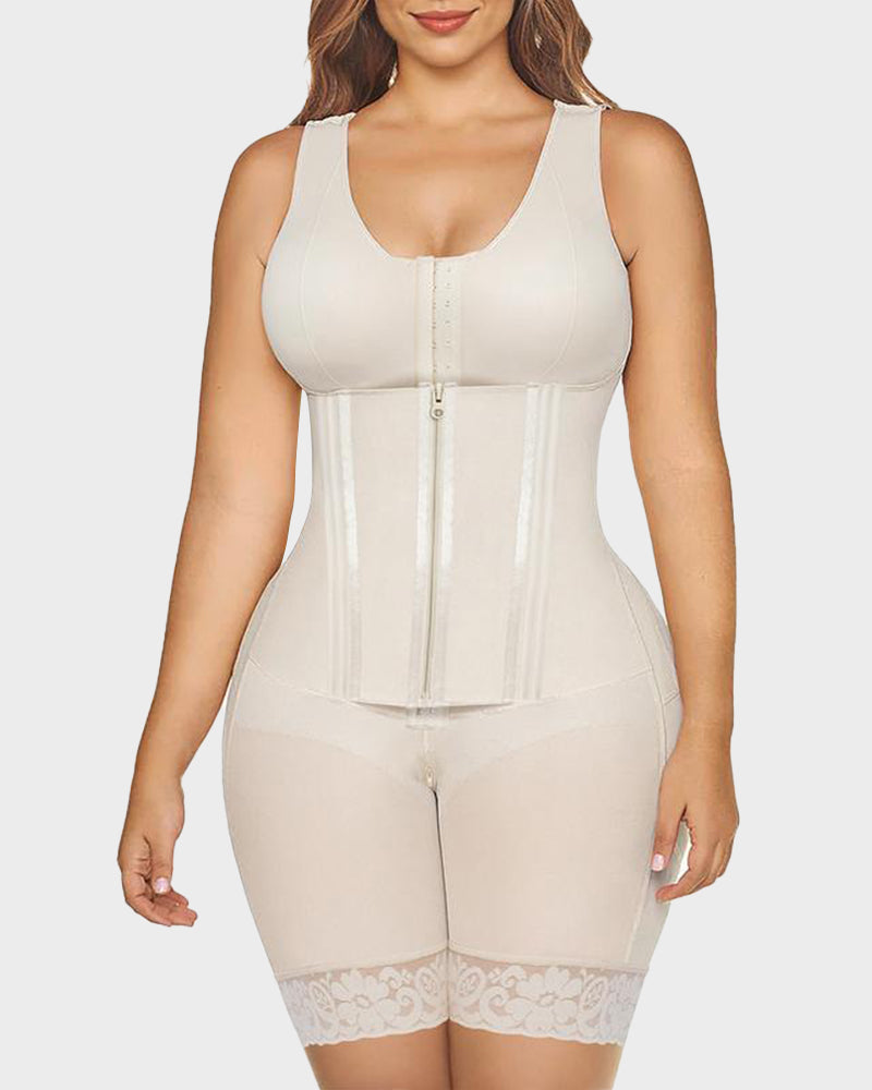 Fajas Colombianas Double Tummy Control Full Body Shapewear - Volutto