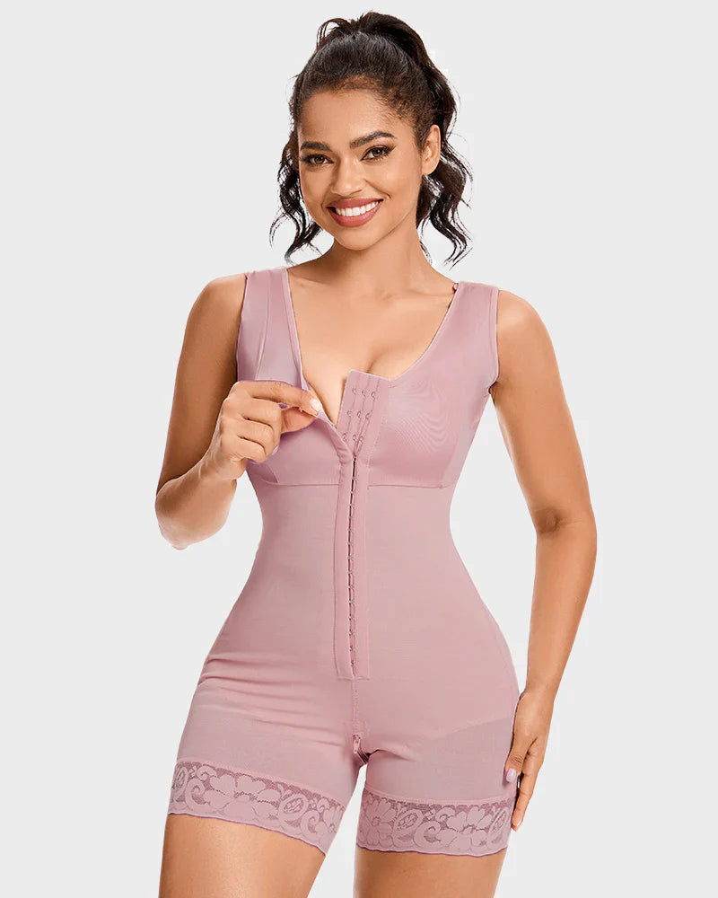 Flash Sale Extra Plus Size Shaper Bodysuit Tummy Control Shapewear With Bra - Volutto