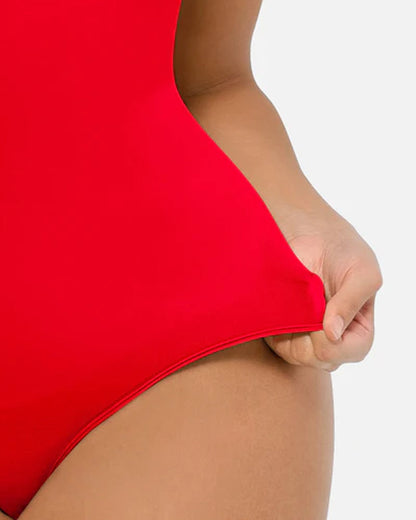 Tummy Control Bodysuit Seamless Sculpting Snatched Waist Body Suit Thong - Volutto