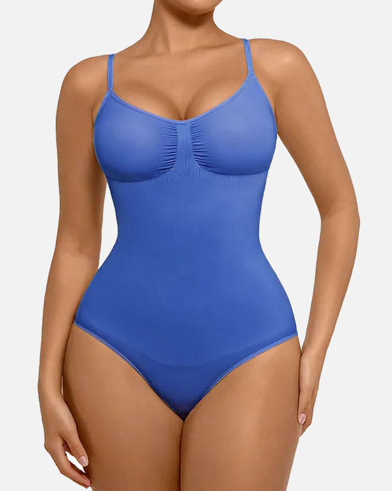 Tummy Control Bodysuit Seamless Sculpting Snatched Waist Body Suit Thong - Volutto