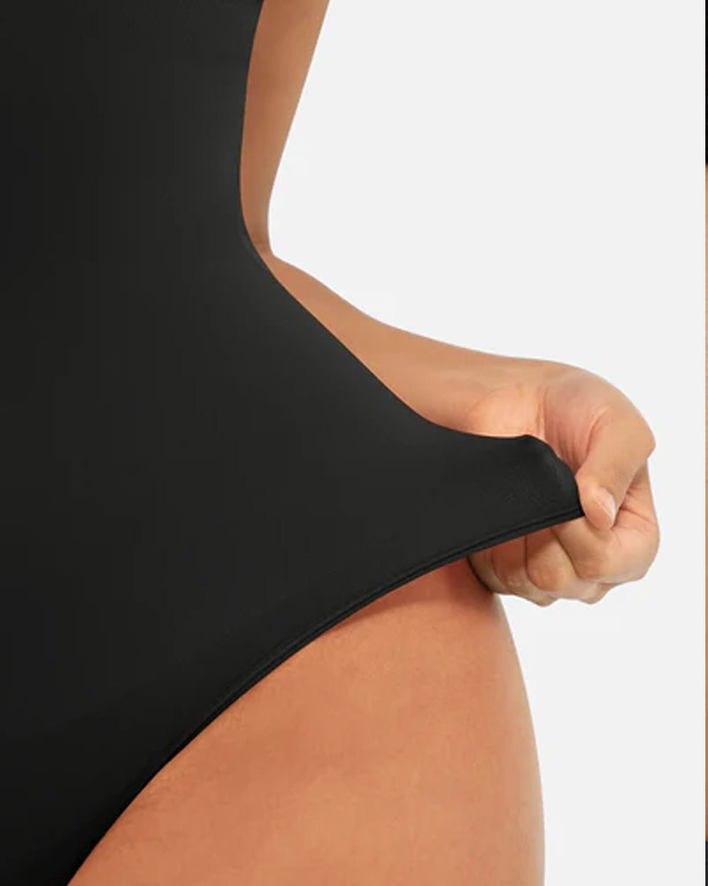Tummy Control Bodysuit Seamless Sculpting Snatched Waist Body Suit Thong - Volutto