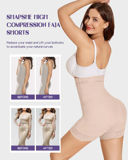 High Waist Shorts Thigh Slimmer - Volutto