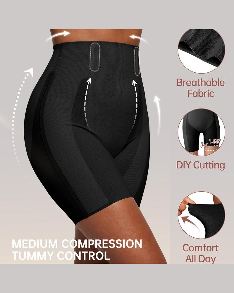 Tummy Control Butt Lifting Shapewear Breathable Comfortable Shorts - Volutto