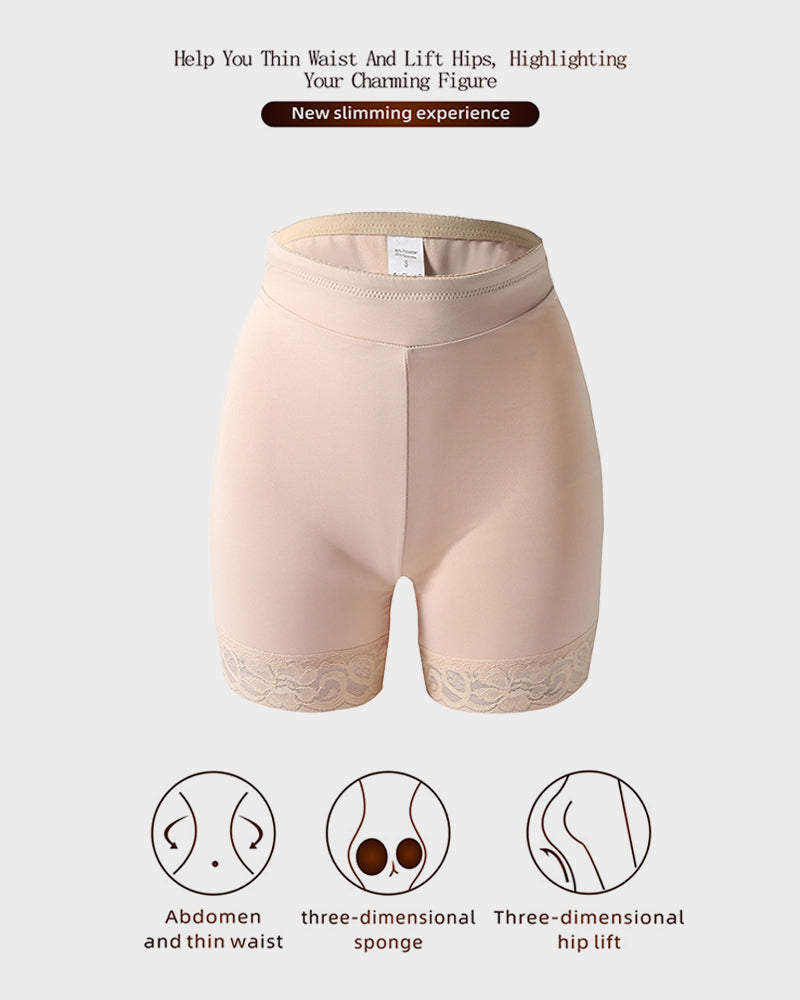 Premium Butt Lifting Shorts with Removable Hip Pads - Volutto