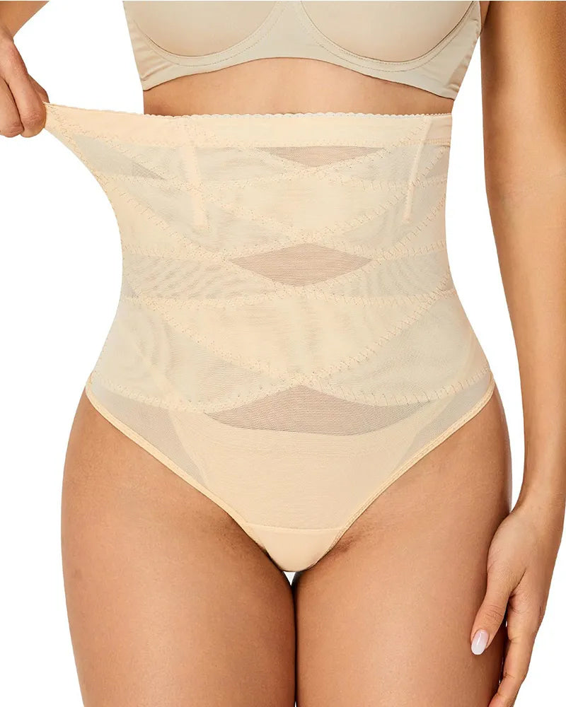 Cross High Waist Shaping Briefs - Volutto