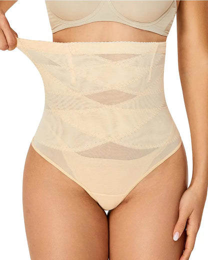 Cross High Waist Shaping Briefs - Volutto