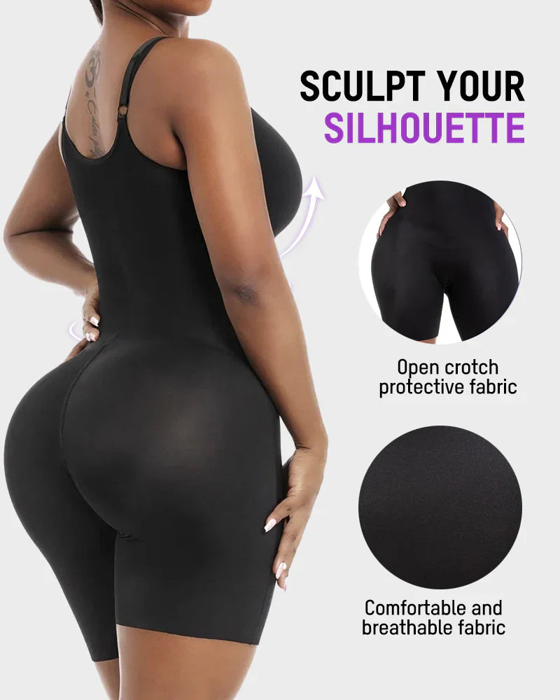 Comfort Sculpt Shapewear Bodysuit with Built-In Bra - Volutto