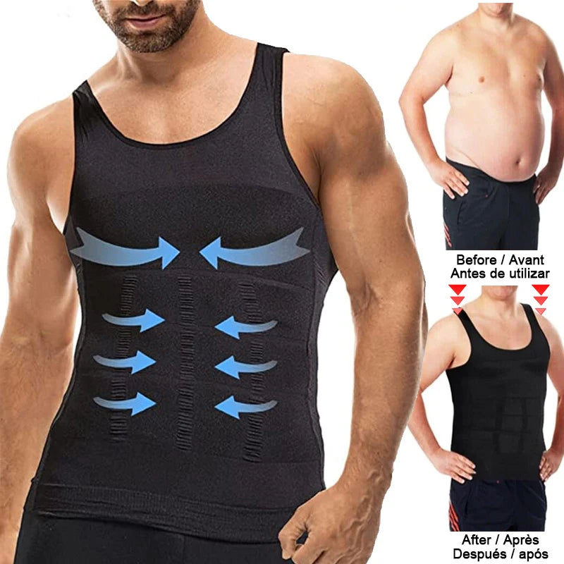 Mens Slimming Body Shaper Vest
