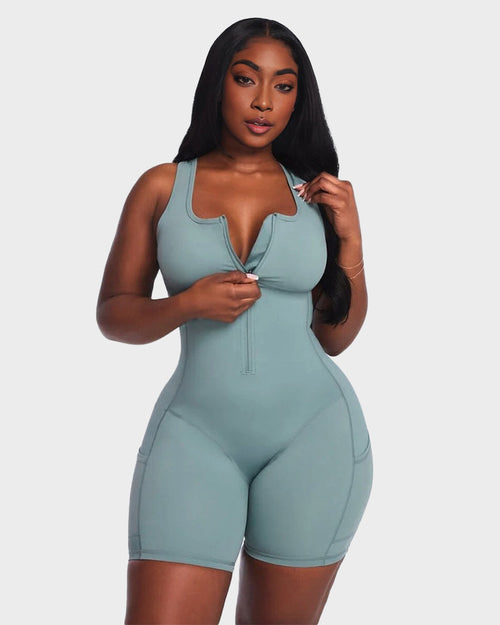 Sculpt & Sweat Sauna Workout Romper - Volutto