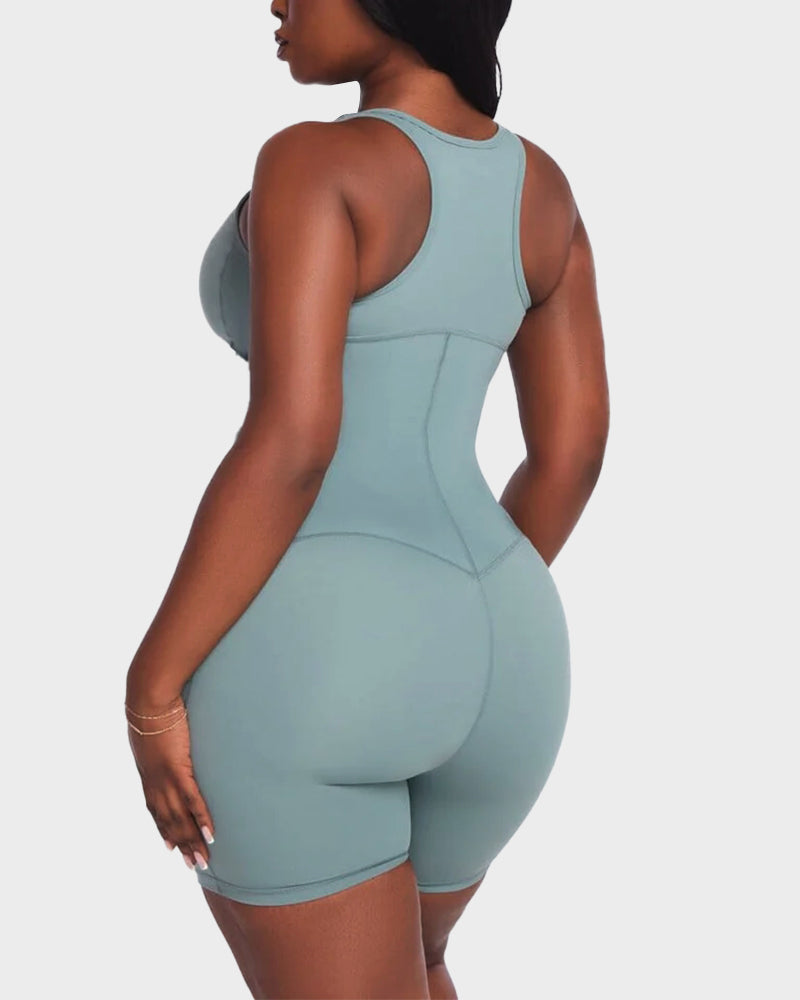 Sculpt & Sweat Sauna Workout Romper - Volutto