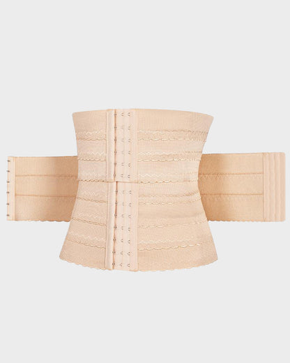 Segmented Waist Trainer Corset With Steel Bones - Volutto