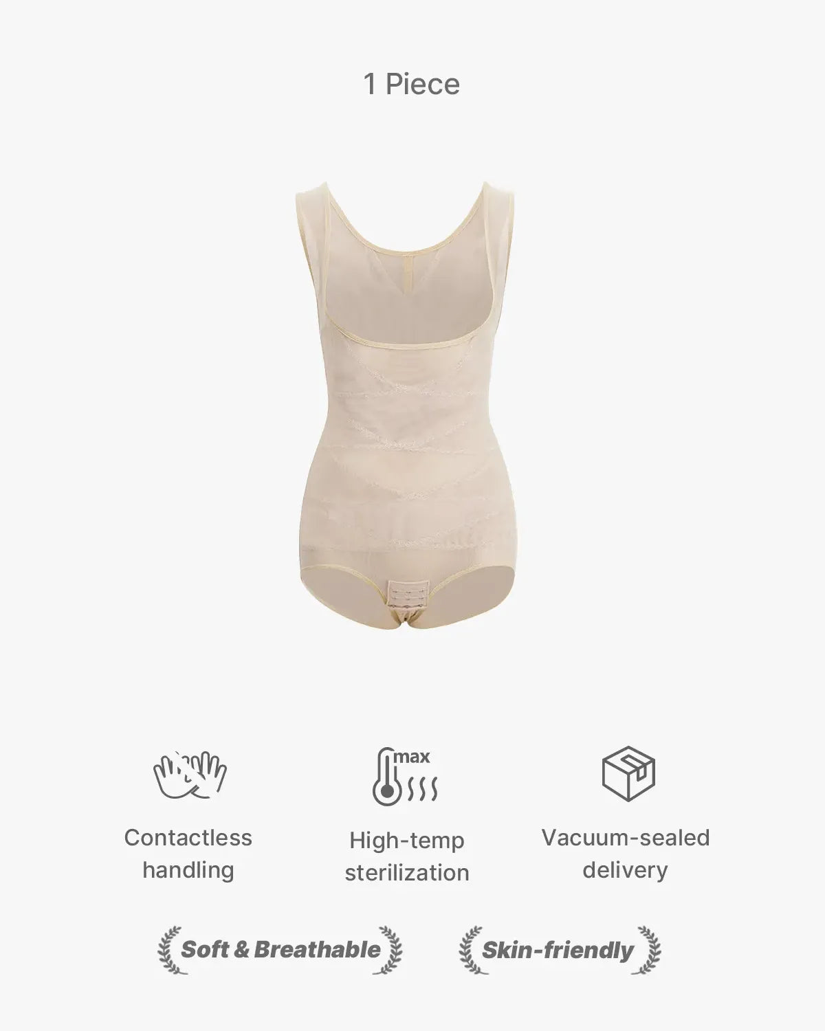 Mesh Tummy Tuck Body Triangle Shapewear - Volutto
