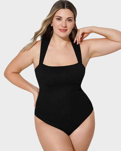 Sleeveless Tummy Control Tank Tops Bodysuits - Volutto