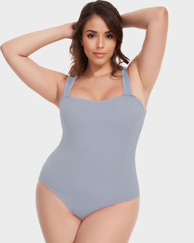 Sleeveless Tummy Control Tank Tops Bodysuits - Volutto