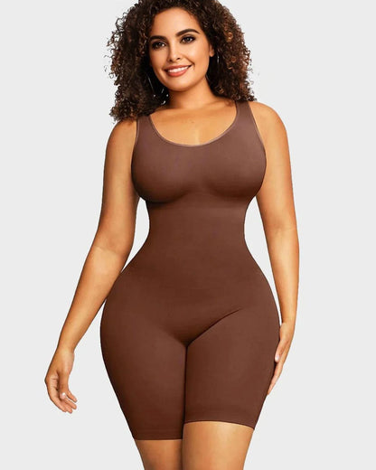 Seamless Sculpting Mid Thigh Bodysuit - Volutto