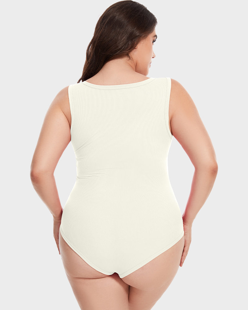 Sleeveless Tummy Control Tank Tops Bodysuits - Volutto