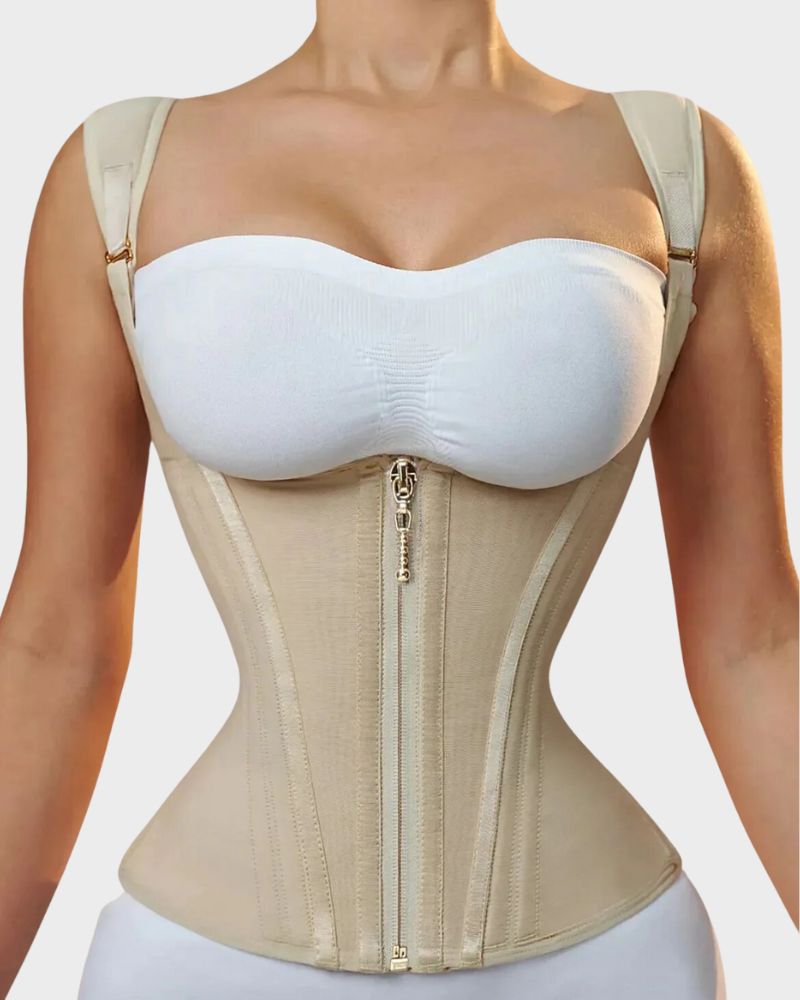 Double Waistband Corset Vest Waist Trainer - Volutto
