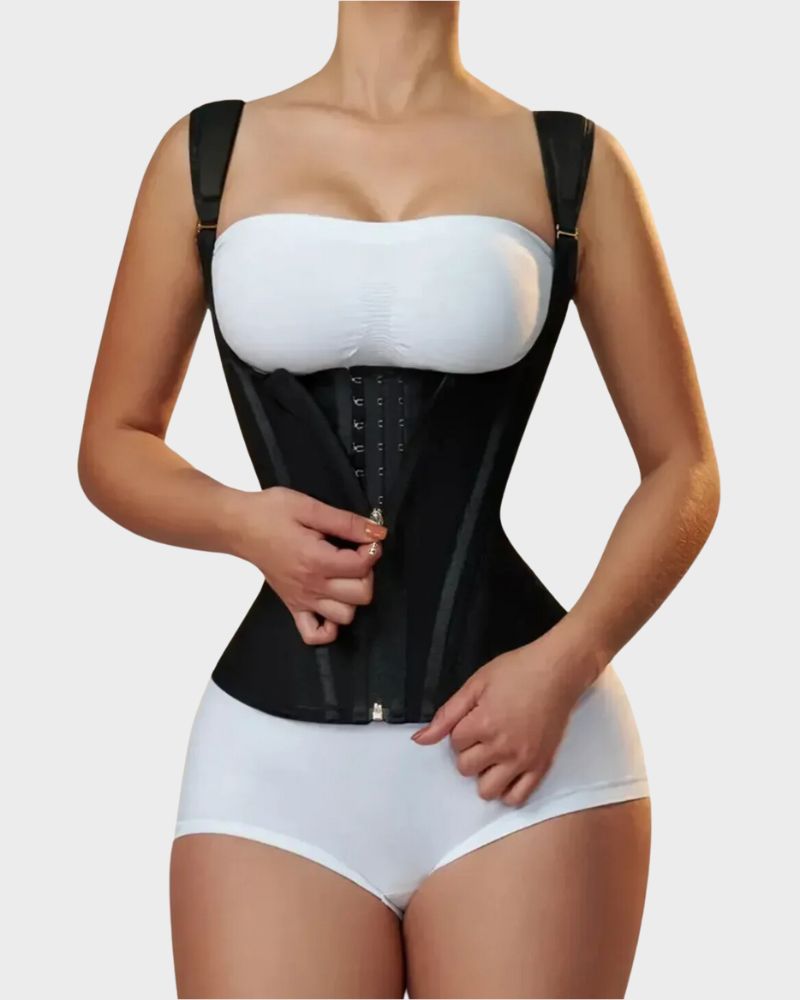 Double Waistband Corset Vest Waist Trainer - Volutto