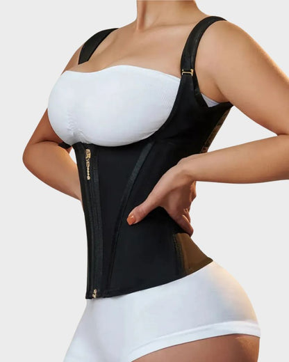 Double Waistband Corset Vest Waist Trainer - Volutto