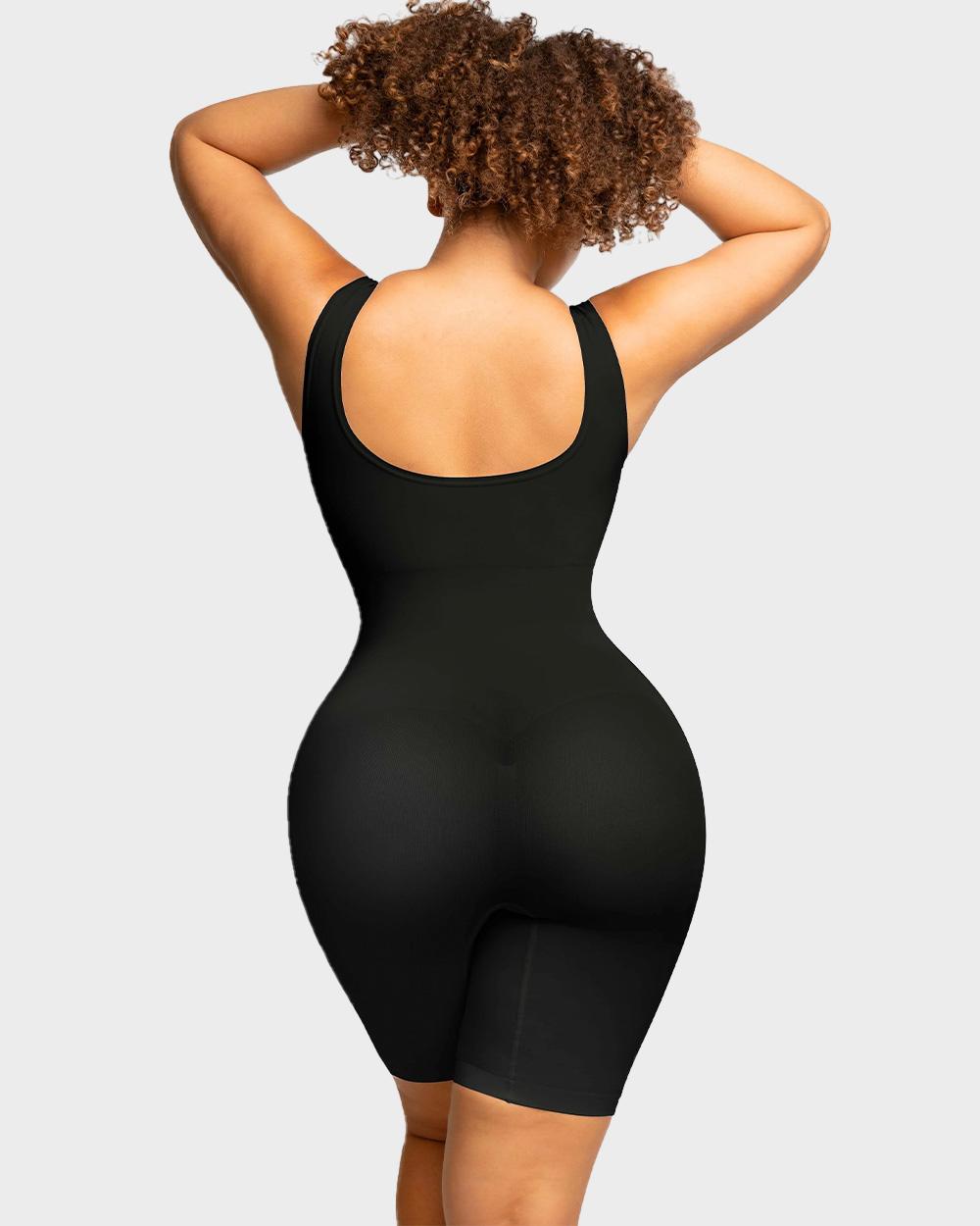 Seamless Sculpting Mid Thigh Bodysuit - Volutto
