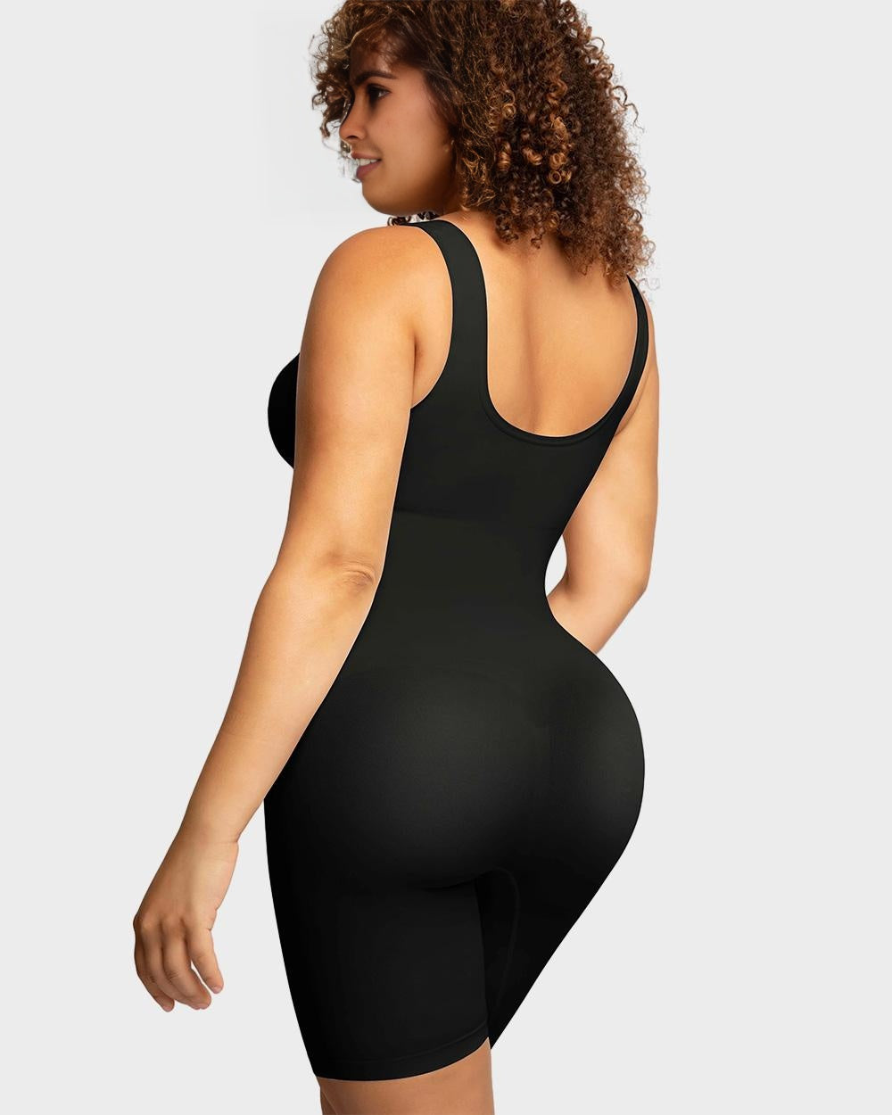 Seamless Sculpting Mid Thigh Bodysuit - Volutto